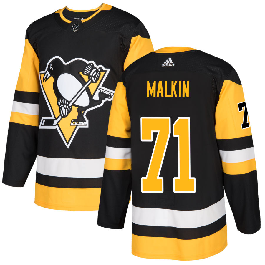 Evgeni Malkin Pittsburgh Penguins adidas Authentic Jersey - Black
