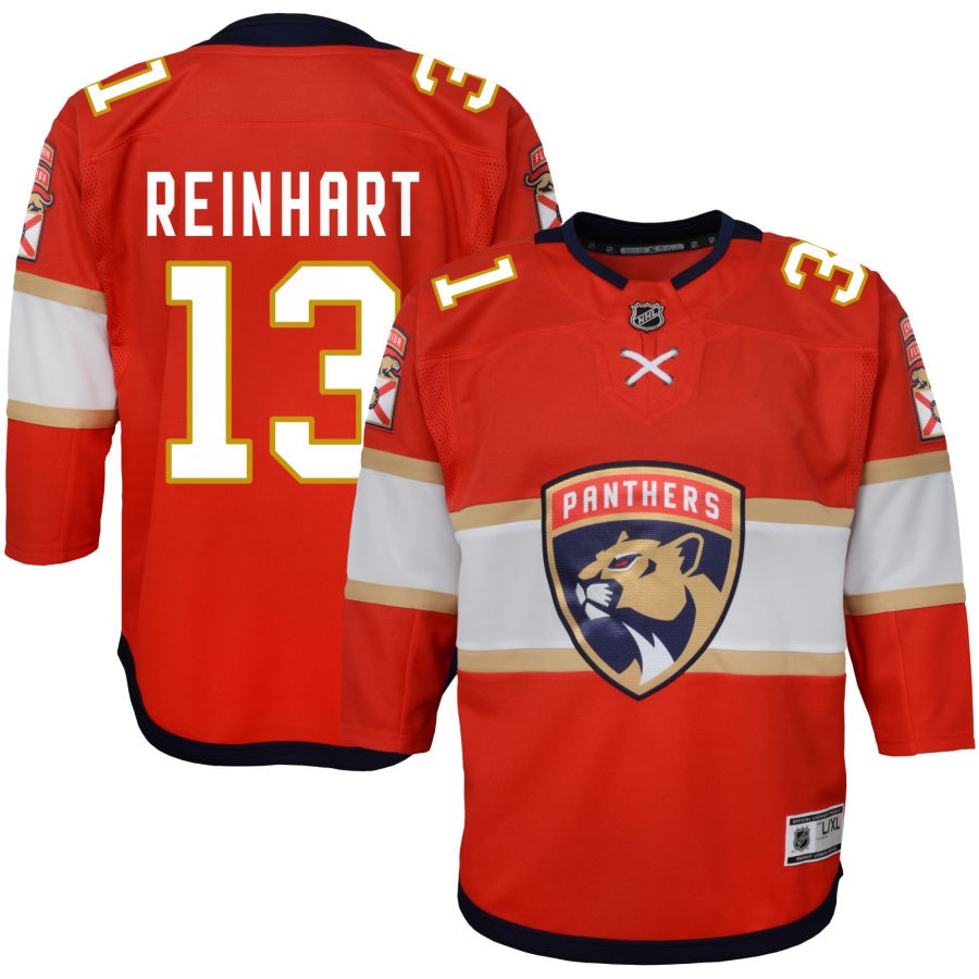Sam Reinhart Florida Panthers Youth Home Premier Jersey - Red
