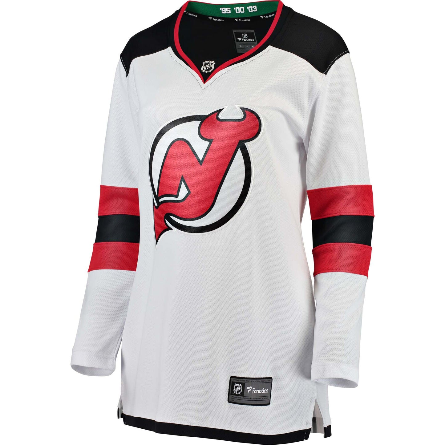 New Jersey Devils Fanatics Branded Women's Away Breakaway Jersey - White
