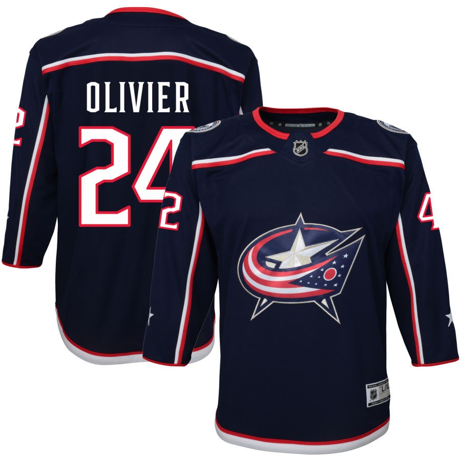 Mathieu Olivier Columbus Blue Jackets Youth Home Premier Jersey - Navy