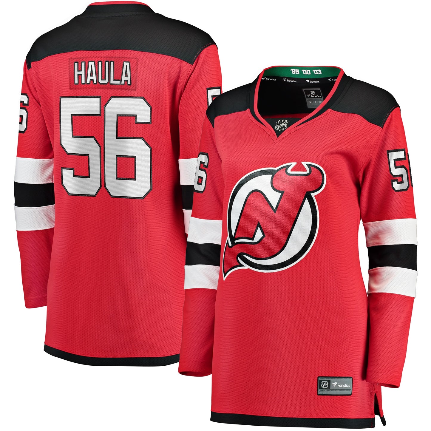 Erik Haula New Jersey Devils Fanatics Branded Women's Home Breakaway Player Jersey - Red