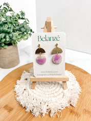 Purple Kaelyn Dangles