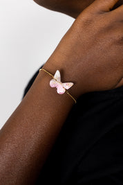 Pink Butterfly Bracelet