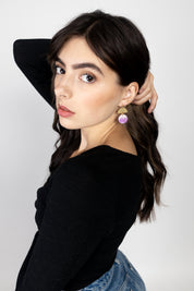 Purple Kaelyn Dangles