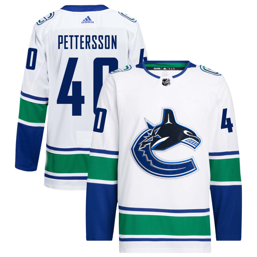 Elias Pettersson Vancouver Canucks adidas Away Primegreen Authentic Pro Jersey - White