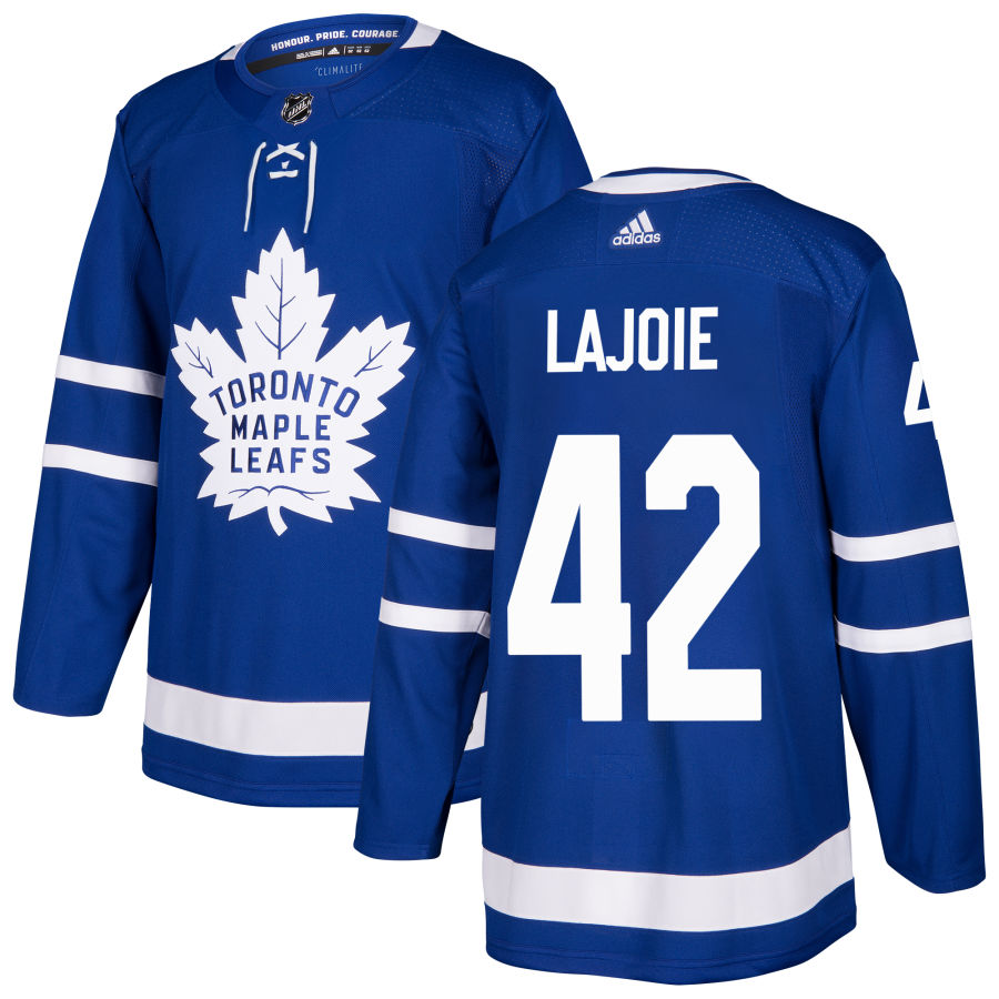 Maxime Lajoie Toronto Maple Leafs adidas Authentic Jersey - Blue