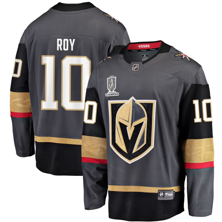 Nicolas Roy  Vegas Golden Knights Fanatics Branded 2023 Stanley Cup Champions Alternate Breakaway Jersey - Black